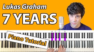 How To Play “7 Years” by Lukas Graham Piano Tutorial  Chord Chart [upl. by Syverson]