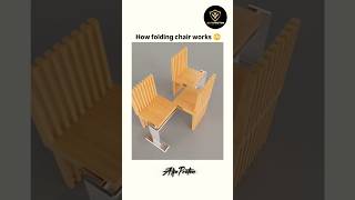 Modern problems  modern solution  How Folding Chairs Work🗿🔥 science architecture carpentry [upl. by Fafa]