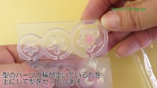 フラワー立体型！UVレジンでプルメリアの作り方♪樹脂粘土もOKミニチュア How to made resin flowers [upl. by Rhodes]