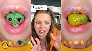 💖 TikTok POVS 💖 ASMR Satisfying Eating  Kaitlin Autumn Monique  POVs Tiktok 2024 18 [upl. by Cacilia788]