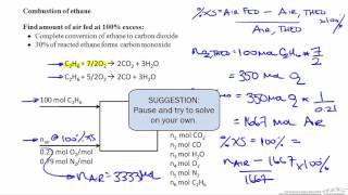 Percent Excess Air Combustion [upl. by Zalea475]