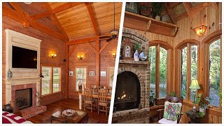 75 Rustic Family Room With A Brick Fireplace Design Ideas Youll Love 🏡 [upl. by Sedgewake]