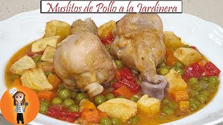 Muslitos de Pollo a la Jardinera  Receta de Cocina en Familia [upl. by Eiramannod861]