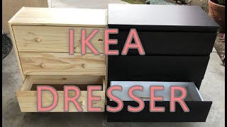 IKEA DRESSER BUILD QUALITY  BUILDING ANY DRESSER DIY [upl. by Aicnerolf]