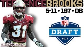 2014 NFL Draft Terrence Brooks [upl. by Phillane]