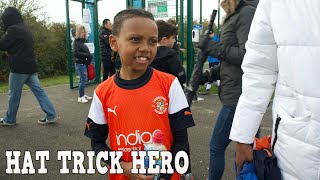 HE SCORED A HATTRICK FOR LUTON TOWN FC  MATCH DAY KAILEM [upl. by Accem478]