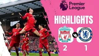 LIVERPOOL VS CHELSEA 21 Extended Highlights  Mo Salah amp Jones Goal  Premier League 202425 [upl. by Zendah571]