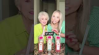 CREAMY LEMONADE taste test with MEMAMA🍋😋 makeup dorm peanutbutter haul dormlife usa drink [upl. by Japha]