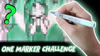 EL RETO DE UN SOLO MARCADOR  ONE MARKER CHALLENGE  ArteMaster [upl. by Ydieh724]