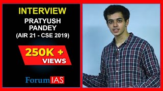 IIT  IIM Alumnus becomes IAS in his first Attempt  Pratyush Pandey  AIR 21  CSE [upl. by Yornek]