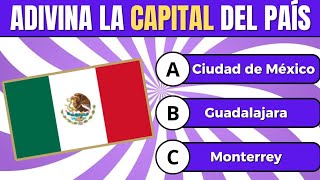 Desafío geográfico Adivina la capital correcta🤔 [upl. by Ailgna]