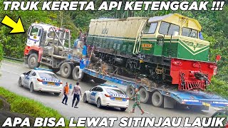 Terekam Kamera Detik Detik Truk Muatan Kereta Api Kehabisan Nafas Ketenggak di Sitinjau Lauik [upl. by Coryden371]