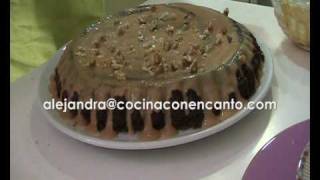 Chocolate Tarta de Brownie con Dulce de leche [upl. by Colon]