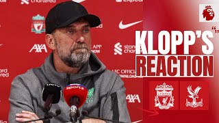 Klopps Reaction  Anfield Defeat Bradley Injury  Liverpool 01 Crystal Palace [upl. by Ariew81]