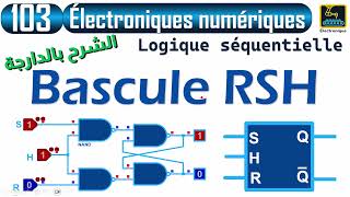 103 Logique séquentielle Bascule RSH [upl. by Zolly]