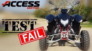 quotTestquot Je me ridiculise lors de mon premier test de quad quotAccess Triton 250quot [upl. by Nee]