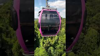 Sentosa Island Cable Car Singapore 🇸🇬 [upl. by Ellenad886]