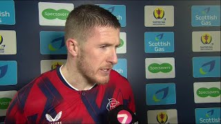 John Lundstram speaks following Rangers Scottish Gas Scottish Cup victory against Dumbarton [upl. by Higinbotham]