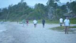 Obama on the Beach in Hawaii  August 9 2008 [upl. by Geraud]