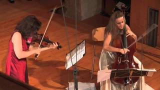 Ravel Duo Mov III Kopatchinskaja Gabetta Live from Gstaad Menuhin Festival Aug 2014 Saanen Churc [upl. by Philbin]