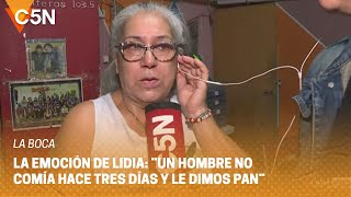 La INFLACIÓN ASFIXIA a los COMEDORES y MERENDEROS hablamos con LIDIA una cocinera de LA BOCA [upl. by Damahom733]