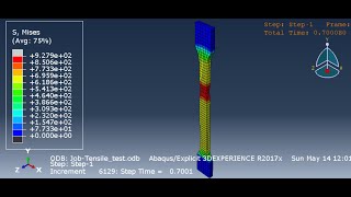 Introduction to ABAQUS using Tensile Test [upl. by Chiaki]