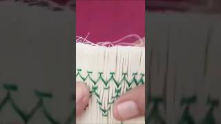 Smocking diy shortsfeed Newstitches [upl. by Htessil]