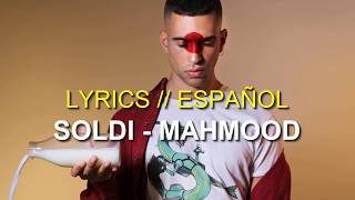 Mahmood  Soldi Lyrics  Sub Español [upl. by Gottwald]