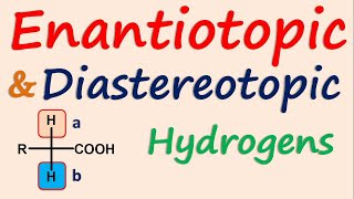 Enantiotopic and Diastereotopic hydrogens in easy way [upl. by Palmer]