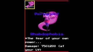 Rhabdophobia showcase  Roblox Undertale  Last Reset [upl. by Annwahs744]