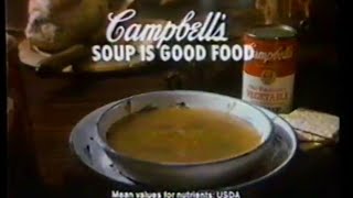 1981 Campbells soup quotSoup Is Good Foodquot TV Commercial [upl. by Narol291]