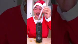 Nonomen funny video😂😂😂  Coke amp Mentos Challenge💪🎅  We Wish You a Merry Christmas christmas2022 [upl. by Shannon918]