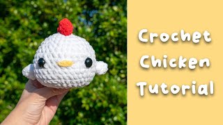 Crochet Chicken Tutorial  Easy Amigurumi Chick Crochet Pattern [upl. by Berky597]