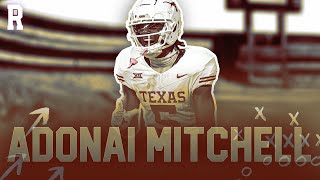 Adonai Mitchell NFL Draft Scouting Report [upl. by Reivazx]