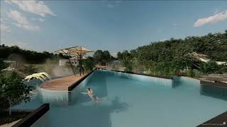 Nouveauté 2022  deux parcs aquatiques au camping Sandaya Parc La Clusure [upl. by Atsok499]