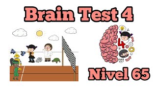 Brain Test 4 Solución Nivel 65 Jenny debe ganarle al robot del doctor Preocupón [upl. by Alla]