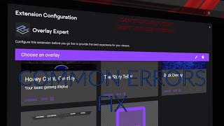 How to fix errors on Overlay Expert [upl. by Ibmat]