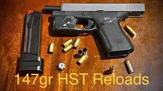 Federal 147 Grain HST Reloads in My Glock 48 [upl. by Garate935]