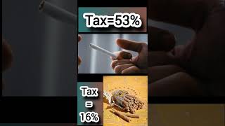 Tobacco ban in india Tobacco tax rates in India india tax shorts ca [upl. by Ary]