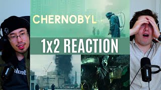 REACTING to Ep 2 Chernobyl THEYRE JUST WAITING First Time Watching TV Shows [upl. by Nerita559]