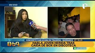 Tragedia rondó en discoteca Qarola decenas de heridos tras colapso de boxes 12 [upl. by Stilu]