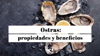 Ostras propiedades beneficios y valor nutricional [upl. by Cordell]