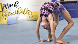 Gymnastics Back Flexibility Stretches Kaia SGG [upl. by Pieter]