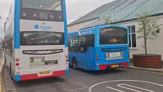 buses at antrim station 91024 [upl. by Bendicty]