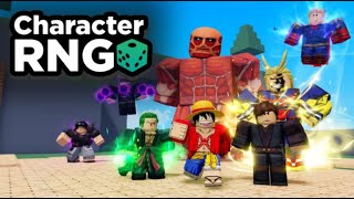 ROBLOX CHARACTER RNG GAMEPLAY 🎲🎲🎲 [upl. by Allrud]