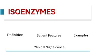 ISOENZYMES  definitionSalient FeaturesClinical Significance enzymes 12 [upl. by Fishman572]