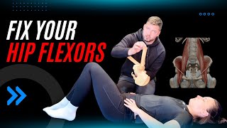 How To Fix Your Hip Flexor Pain 2 Exercises For Quick Lasting Results [upl. by Aicnetroh]