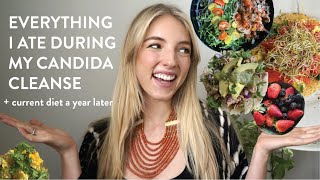 What I ate during my Candida Cleanse  my diet a year later  Candida Overgrowth [upl. by Packer923]