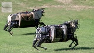 AlphaDog US Marines Robot Pack Animal  Legged Squad Support System [upl. by Sherrie]