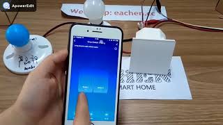 EACHEN Smart WiFi Wall Switch Using Tuya Smart Life APP [upl. by Danais]